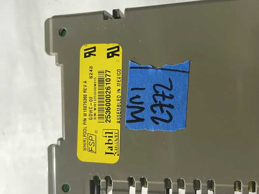 Kenmore KitchenAid W10084141 Dishwasher Control Board AZ198897 | Wm2772