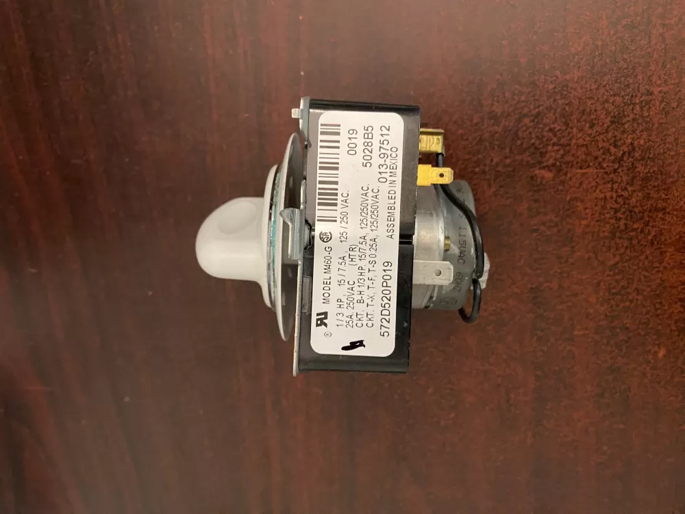 GE 572D520P019 WE4M189 Dryer Timer