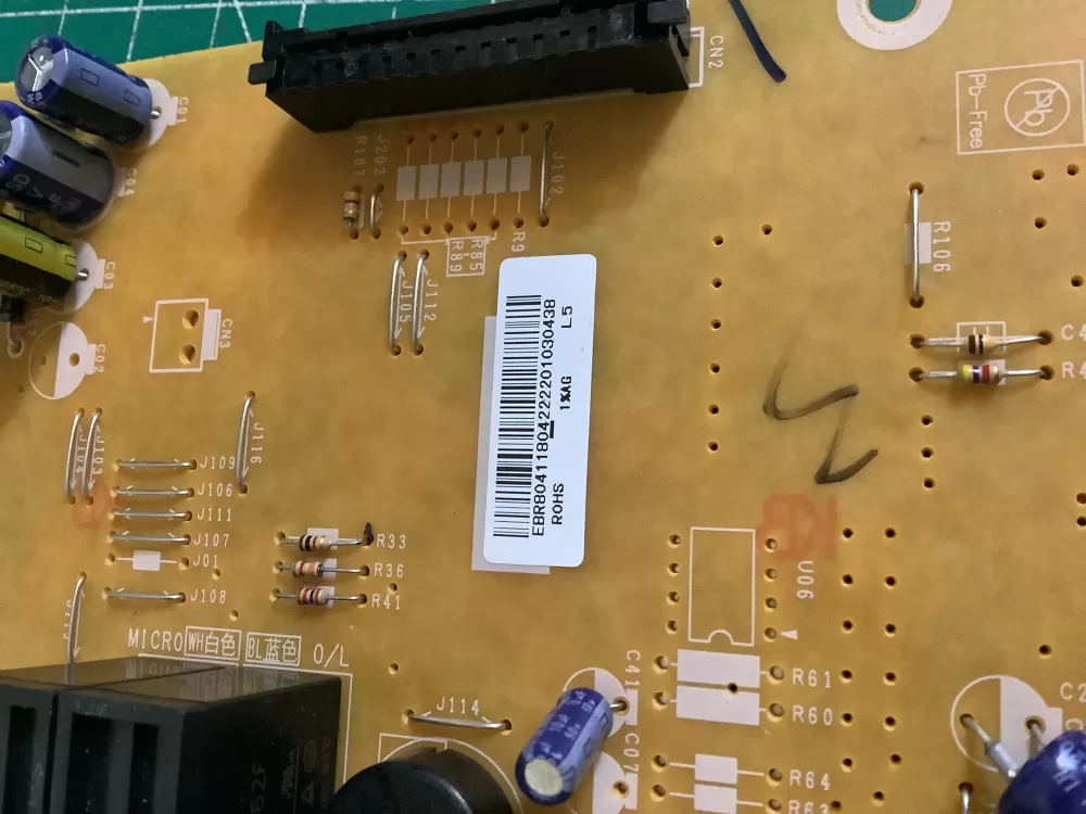 LG Kenmore EBR80411804 AP7223334 Microwave Control Board Panel AZ174181 | NR2620