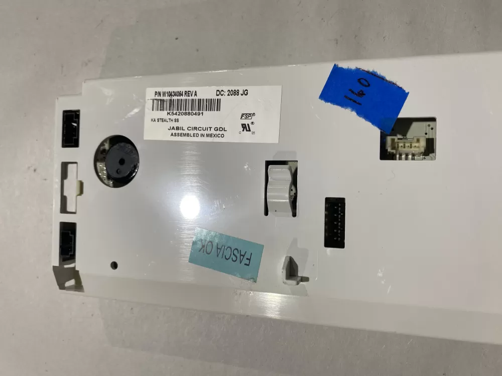 Whirlpool W10434054 Refrigerator Dispenser control Board AZ182553 | BK160