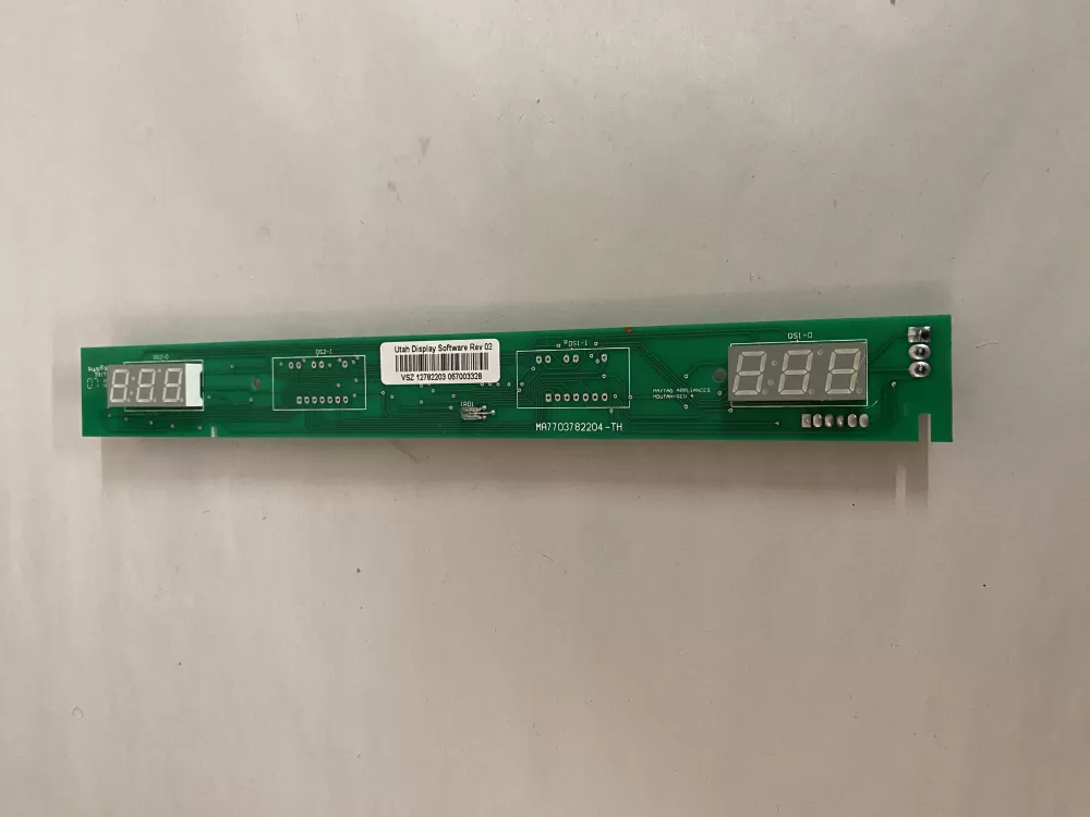Maytag  KitchenAid  Jenn-Air  Admiral  Dacor  Kenmore WPW10207861  AP6017093  W10207861  12782203  12782203SP  12782205  12782205SP  1468995  67005397  67005400  8208269  PS11750388  MA7703782204-TH Refrigerator Control Board Temp Display