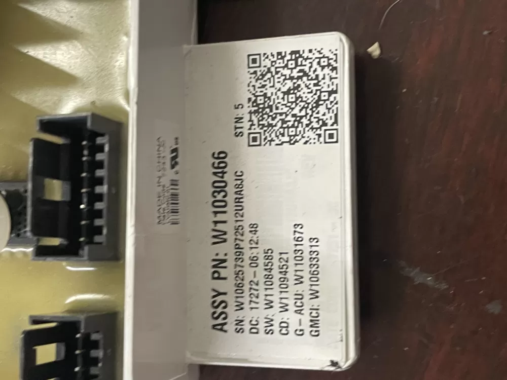 Whirlpool W11030466 W11089549 Washer Control Board AZ40683 | Wm1709