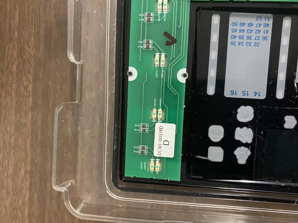 Samsung DC92-01607J DC94-06643A Dryer UI Control Board AZ31575 | BK1673