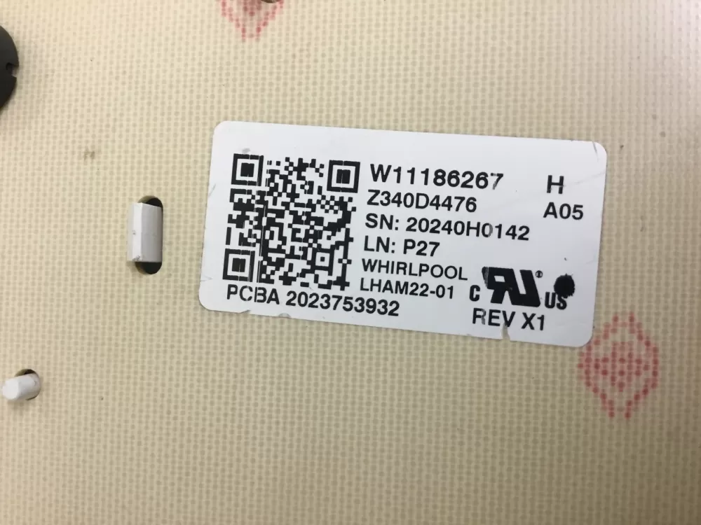 Maytag W11186267 Dryer Control Board Interface Panel AZ29083 | NR119