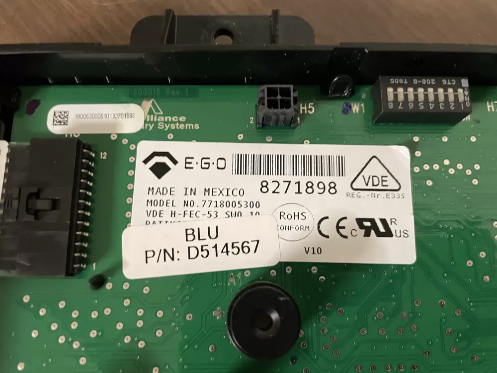 SpeedQueen D514567 Dryer Control Board AZ100142 | Wm528