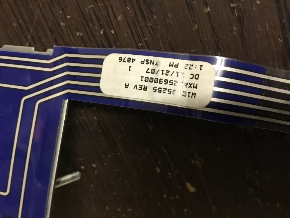 Whirlpool Backer Switch Membrane For Commercial Washer Dryer AZ14920 | NR13