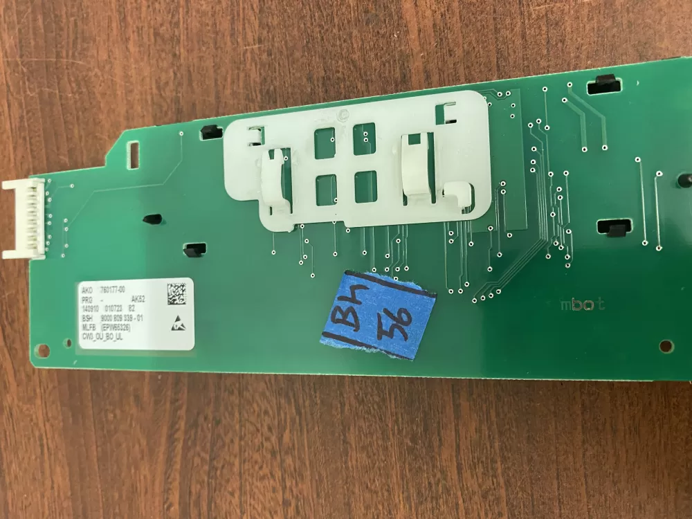 Bosch 9000 809 339-01 760177-00 Washer Control Board AZ37140 | BK56
