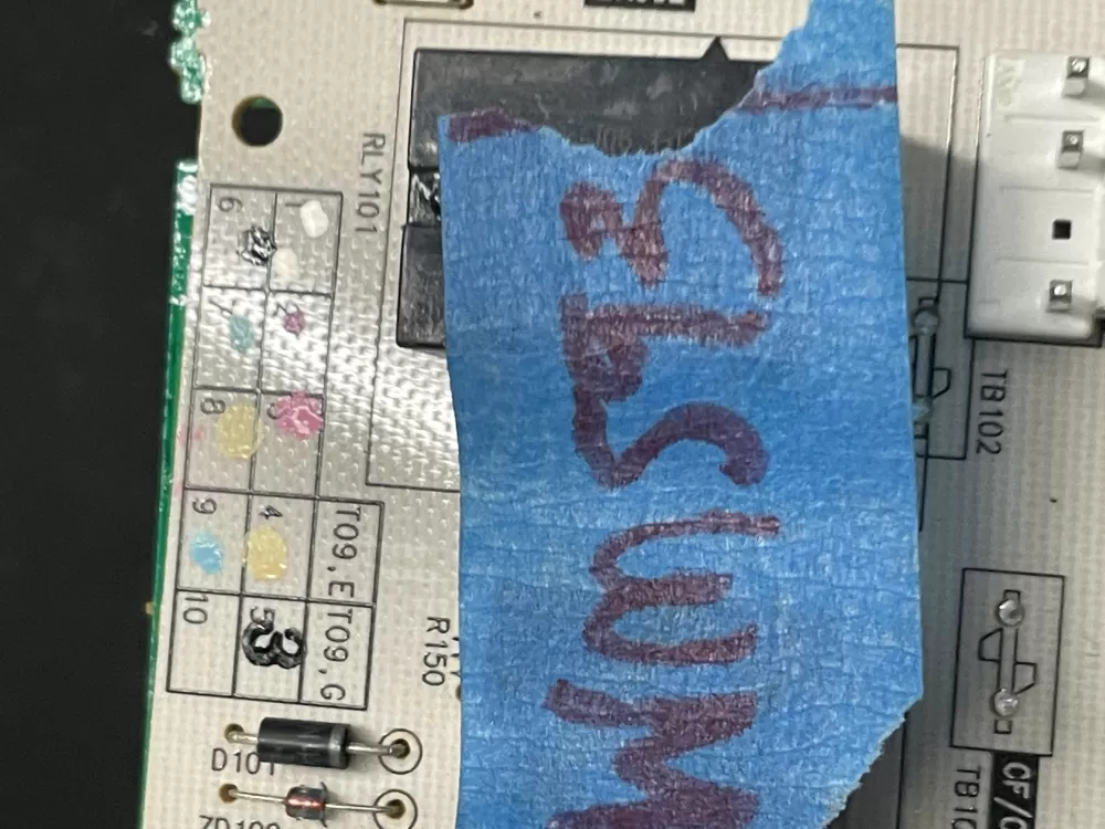 GE 2RC4B10191100 T09 2K9 Range Oven Control Board AZ3787 | Wm593