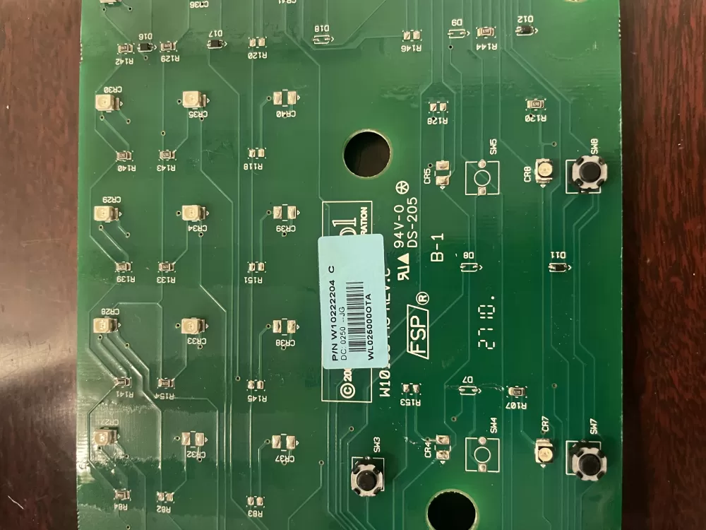 Whirlpool W10222204 Dryer Control Board W10222204 AZ47725 | KMV130