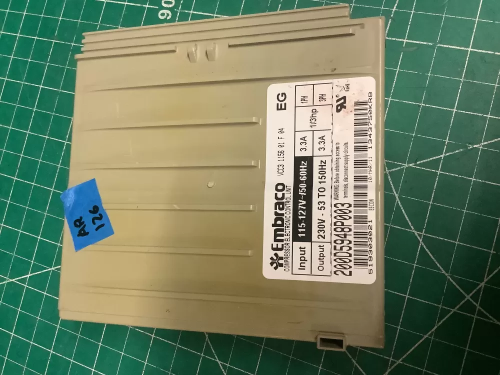 GE Wr55x10685 Refrigerator Control Board Inverter AZ197812 | AR126