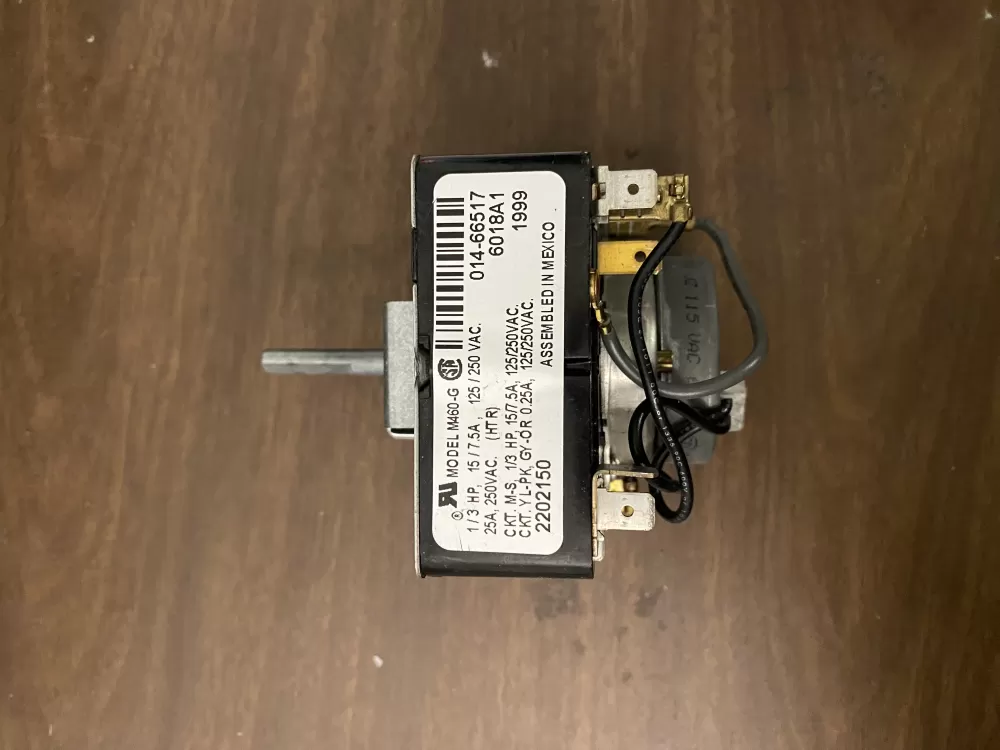 Whirlpool  Maytag  Magic Chef  Admiral 2202150 WP37001240 Dryer Timer