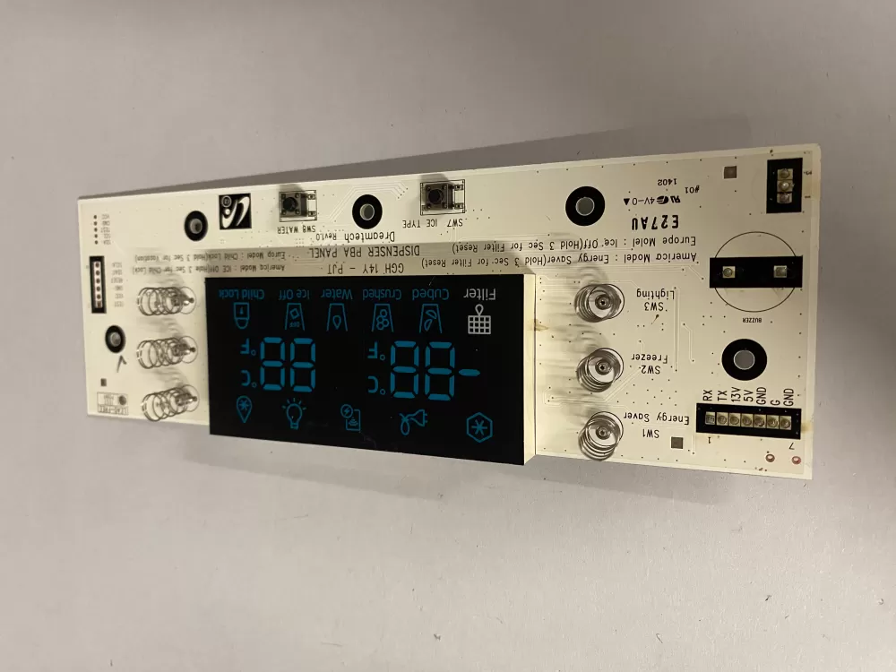 Samsung DA92-00607A Refrigerator Control Board