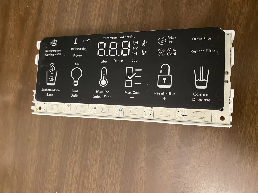 Whirlpool KitchenAid W10723851 Refrigerator Control Board AZ101733 | BK943