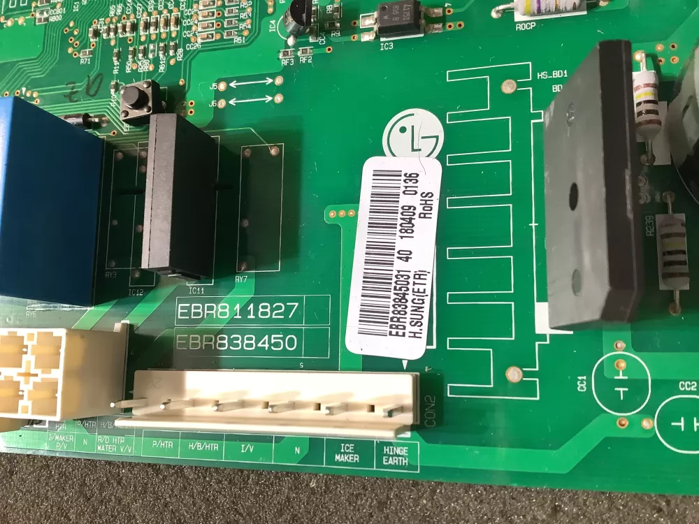 LG Kenmore EBR83845031 Refrigerator Control Board AZ120302 | NR2213