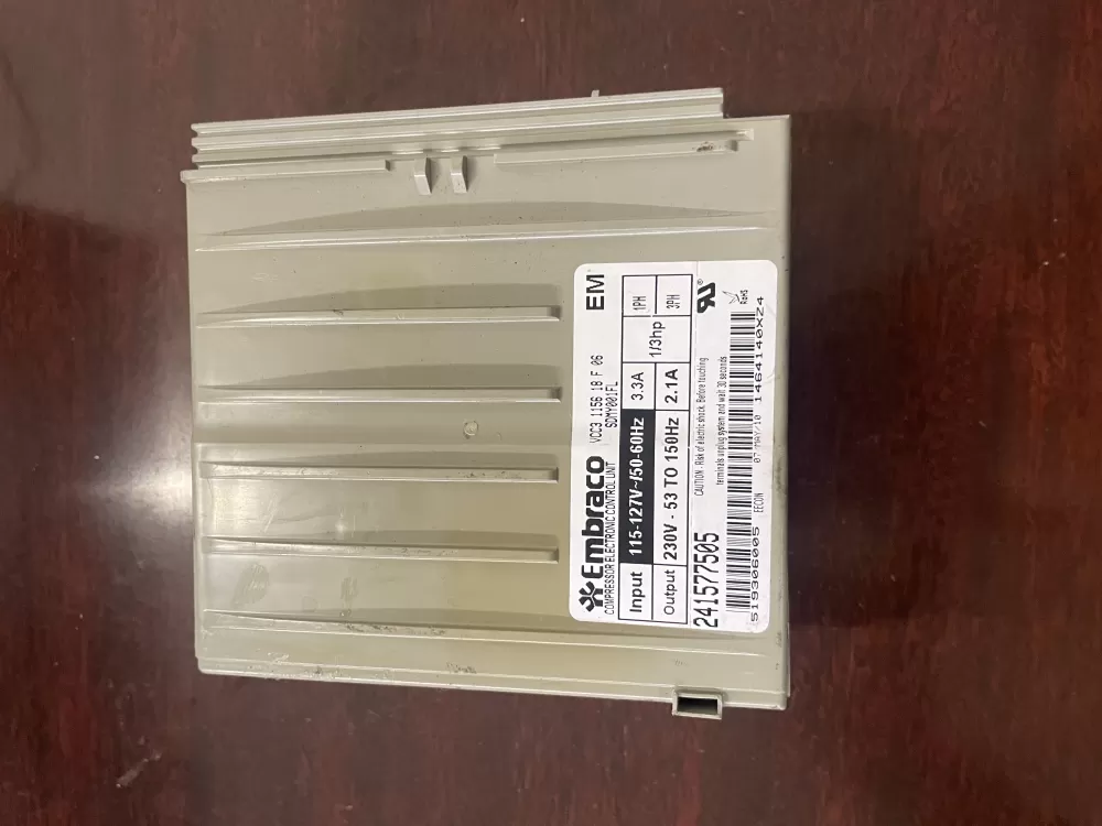 Frigidaire  Electrolux  Kenmore 241577505  AP4393275  1512577  7241577505  AH2361242  EA2361242  PS2361242 Refrigerator Inverter Control Board