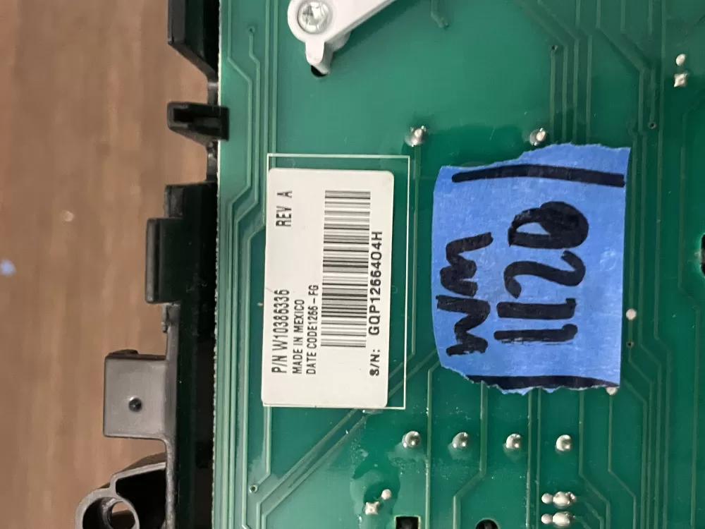 Whirlpool W10386336 Dryer Control Board AZ95147 | Wm1120