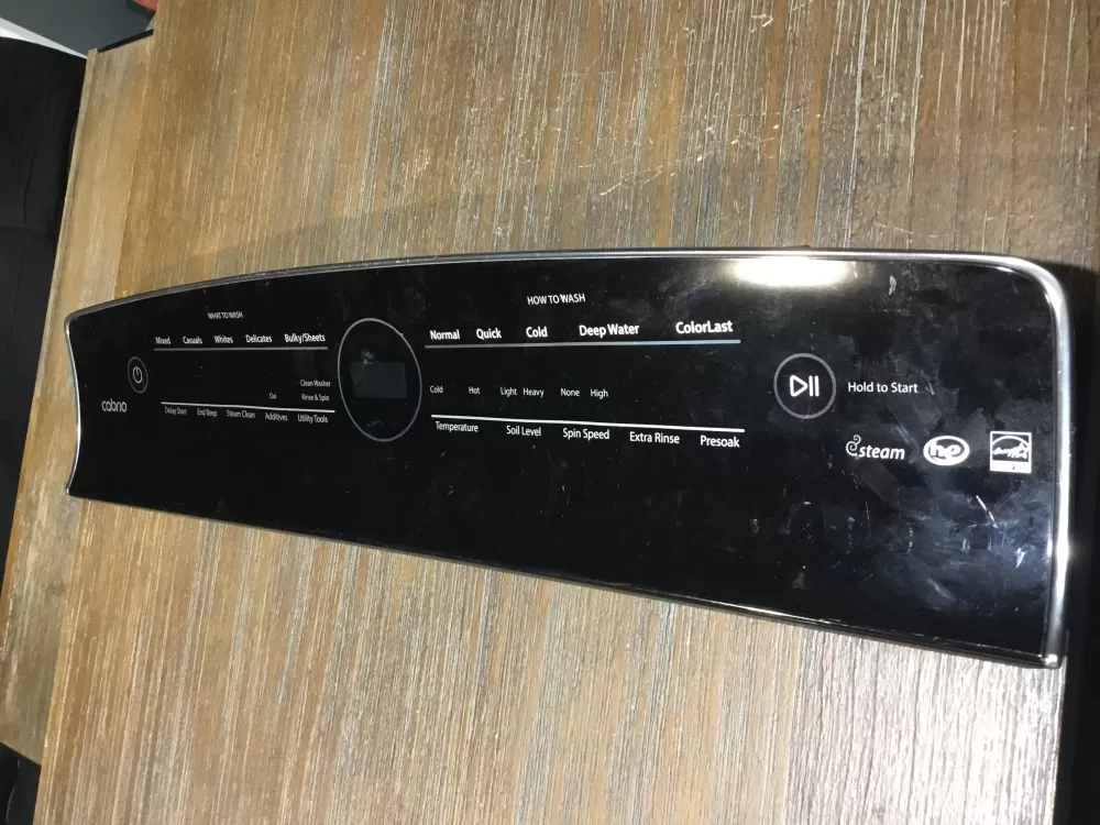Whirlpool W10507937 Washer Control Panel