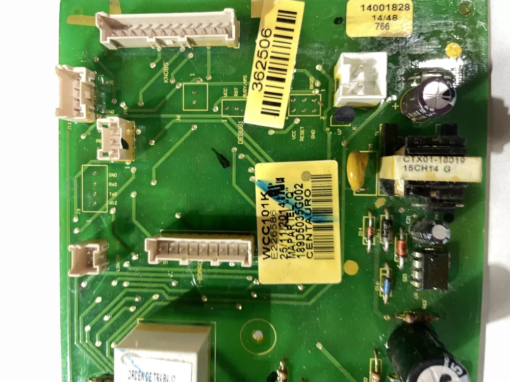 GE 189D5035G002 WH12X20274 Washer Control Board AZ201605 | Wm2357