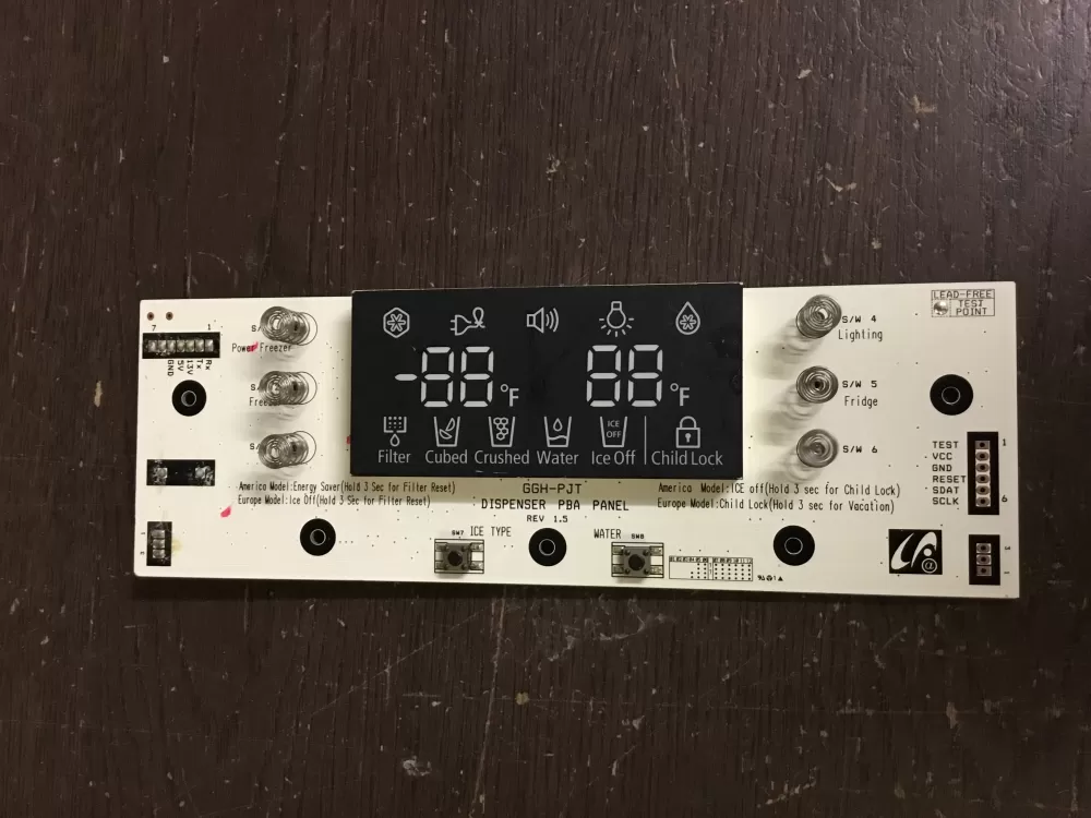 Samsung DA41-00522A Refrigerator Dispenser Control Board AZ14261 | NR548