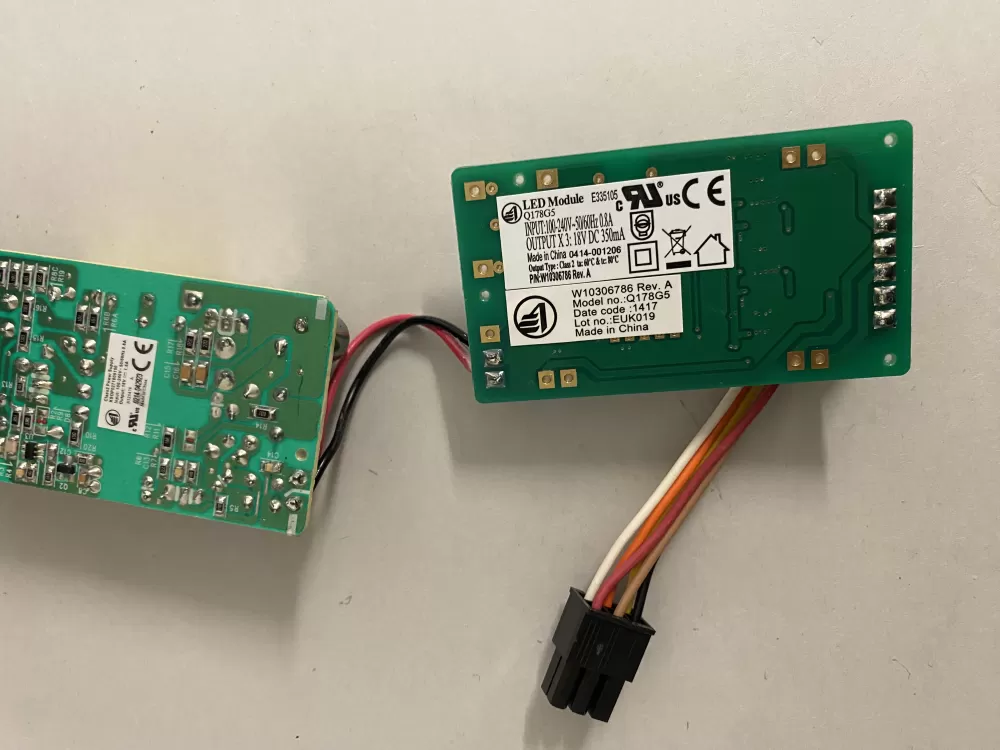 Whirlpool W10306786 Refrigerator LED Inverter Board Box AZ203144 | BK2319