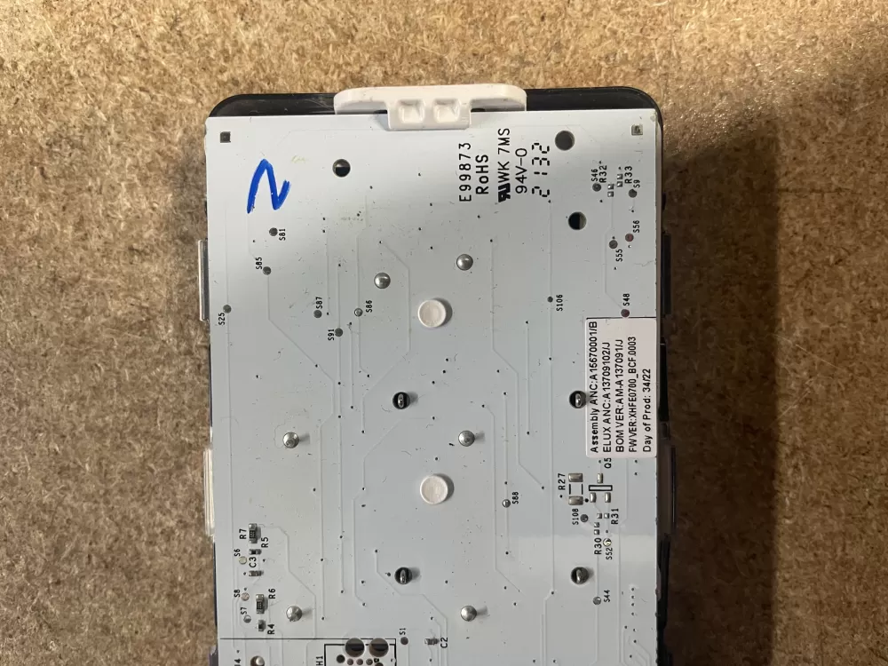 Frigidaire A15300407 Refrigerator Control Board User Interface AZ16111 | KM1435