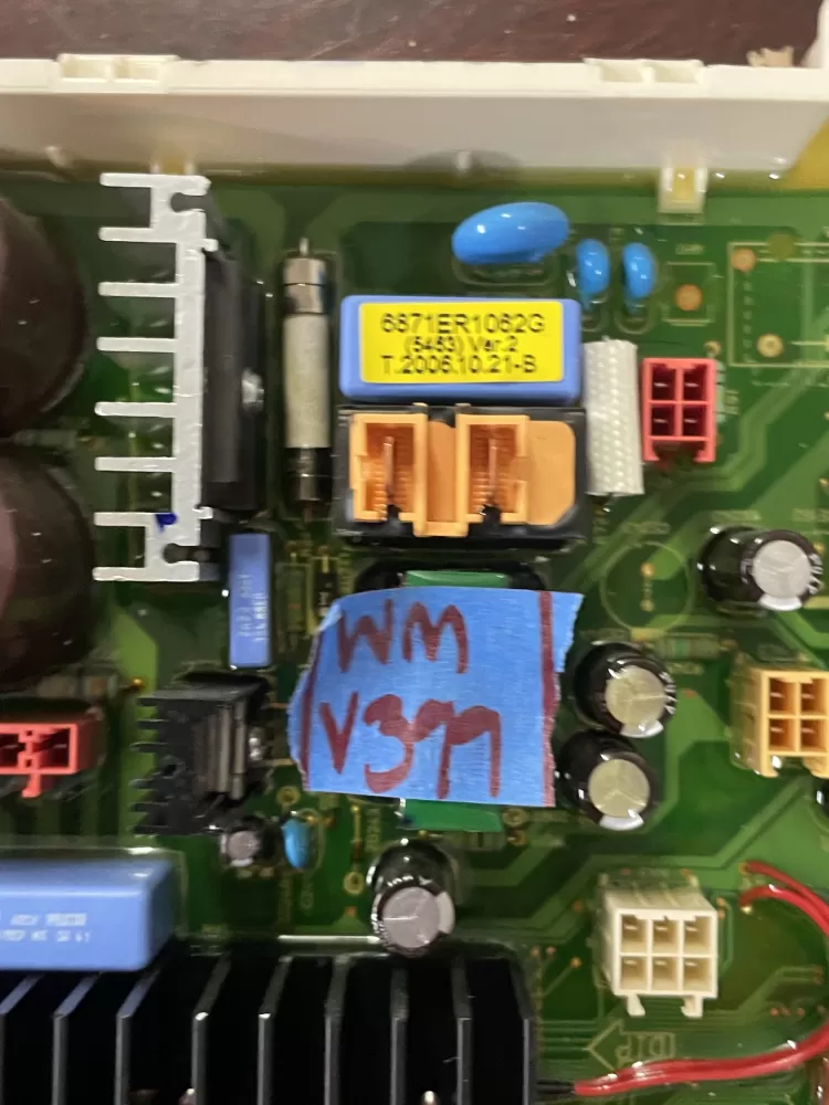 LG 6871ER1062G AP4457383 1359889 AH3529954 Washer Control Board AZ40721 | Wmv399