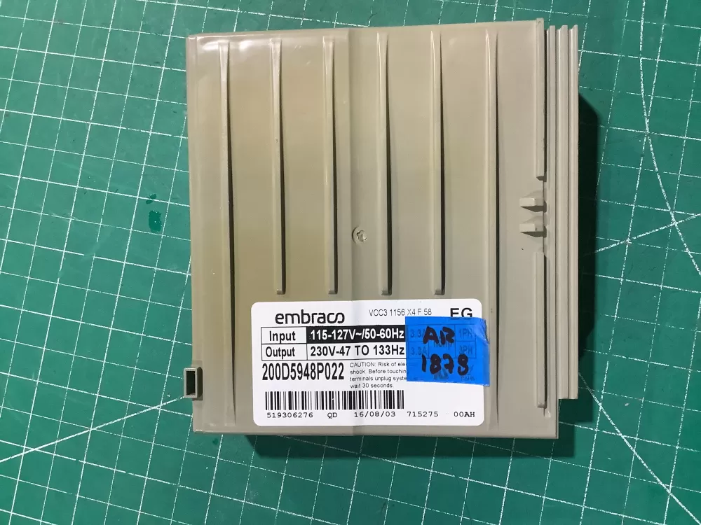 GE 519306276 Refrigerator Inverter Board AZ227292 | AR1878