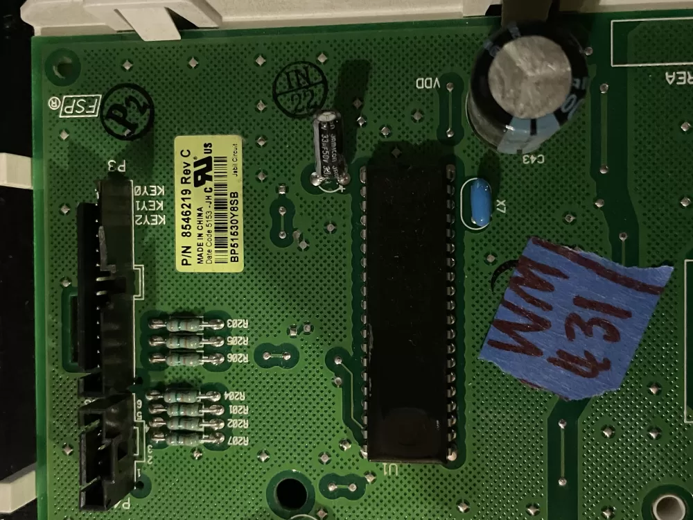 Whirlpool WP8546219 Dryer Control Board AZ35499 | Wm431