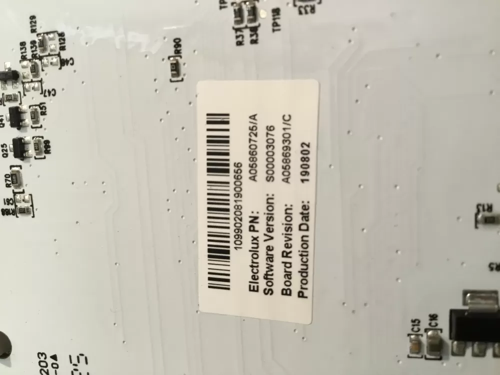 Electrolux A05860725 Refrigerator Dispenser Control Board AZ100751 | NR132