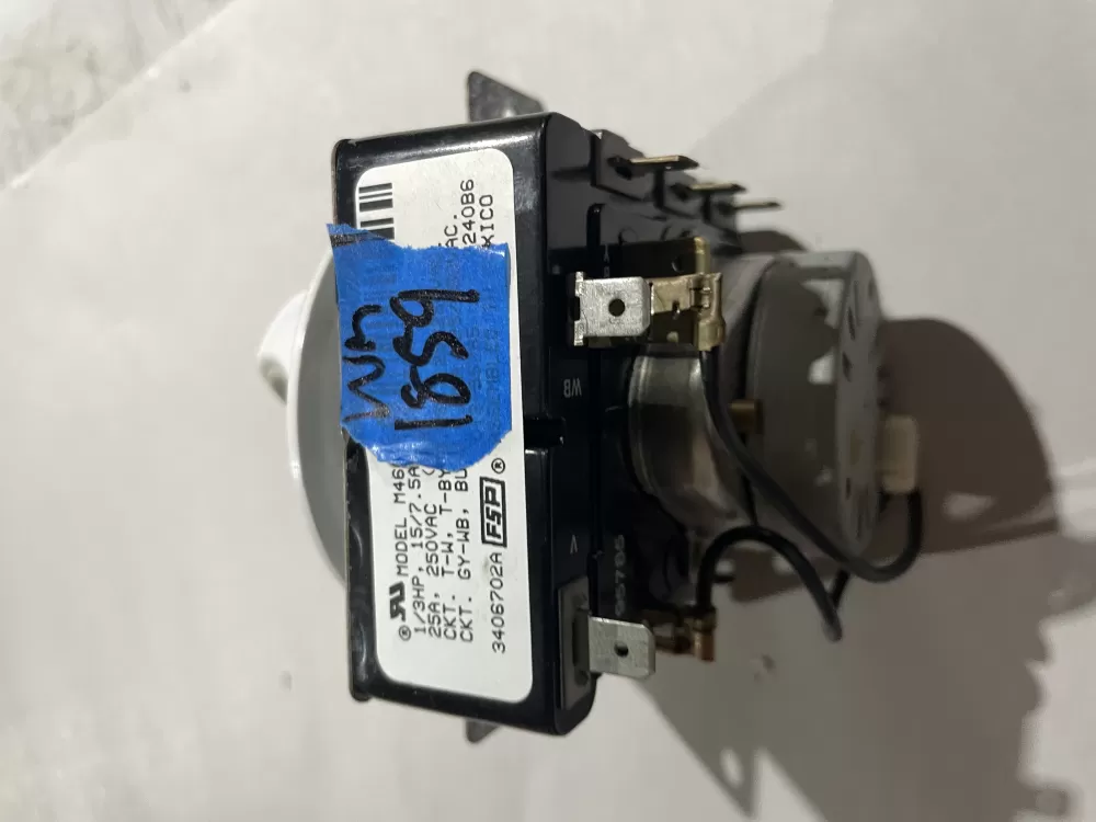 Kenmore 3406702A WP3976576 3406015 3406702 3976576 Dryer Timer AZ227791 | Wm1859