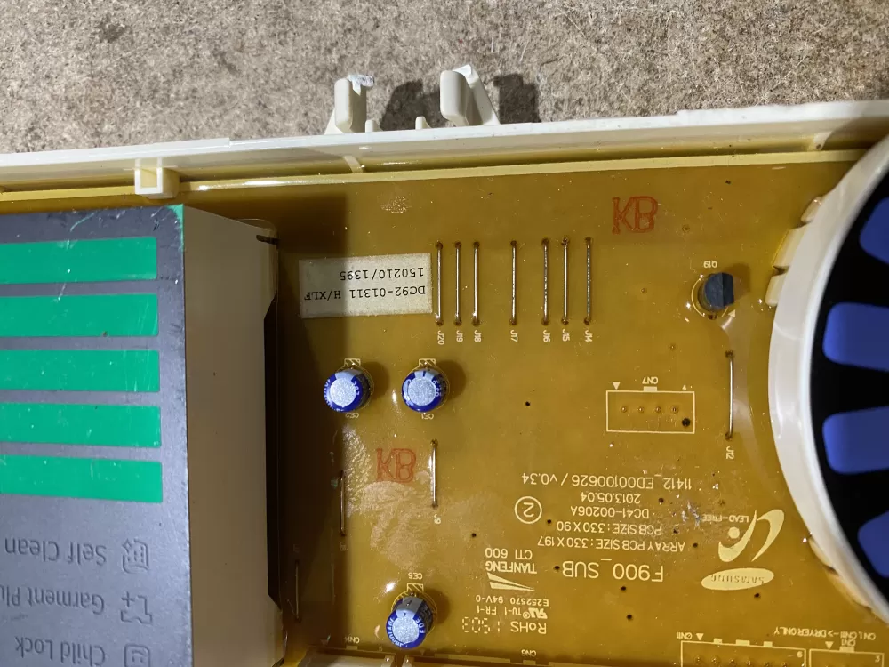 Samsung DC92 01311H Washer Control Board AZ75499 | BK1275