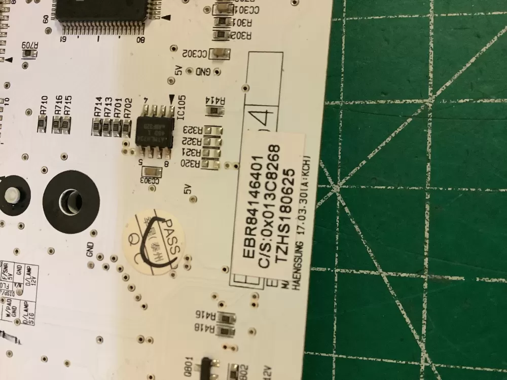 LG EBR84146401 Refrigerator Control Board Display AZ190086 | NR2100