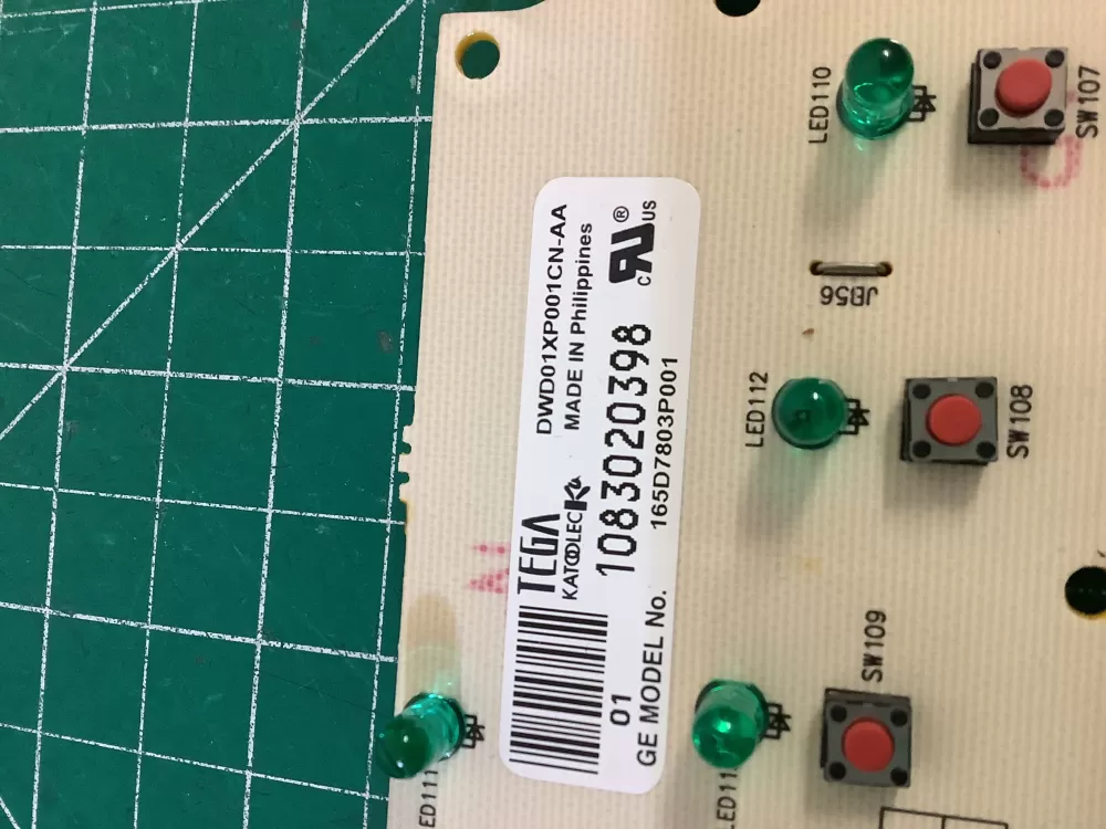 GE 165D7803P001 WD21X10378 Dishwasher Control Board AZ206631 | NR1115