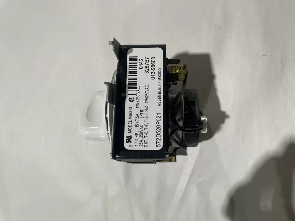GE 572D520P021 WE4M271 Dryer Timer