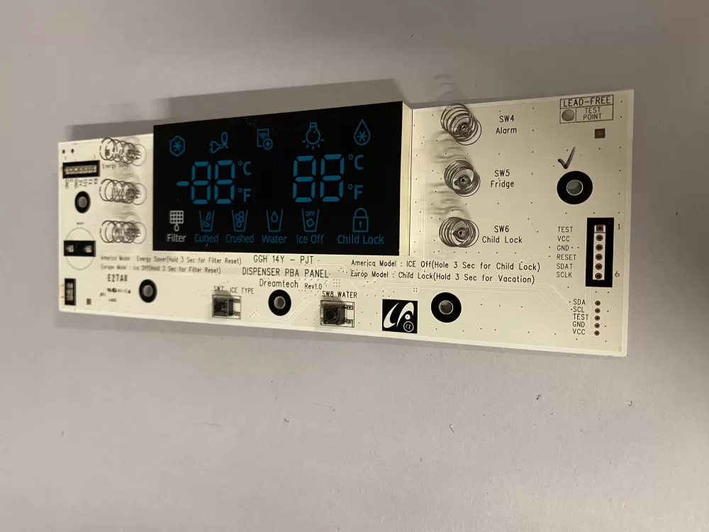 Samsung DA92-00607A Refrigerator samsung Control Board AZ226322 | BK2065