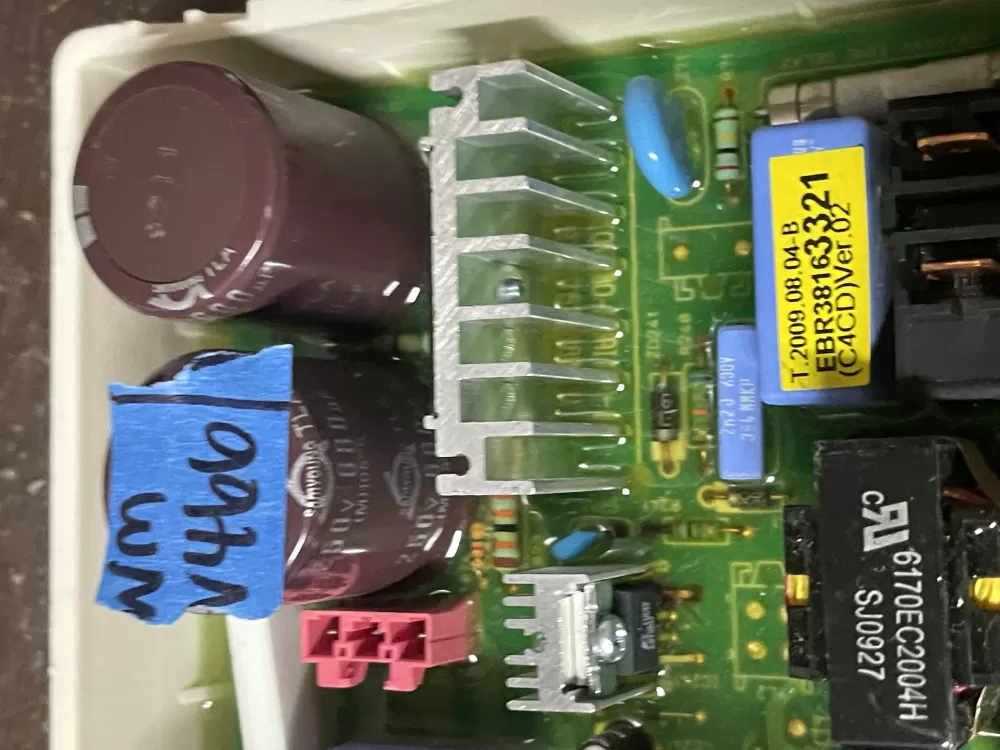 LG EAX37633802 EBR38163321 Washer Control Board AZ51065 | Wmv366