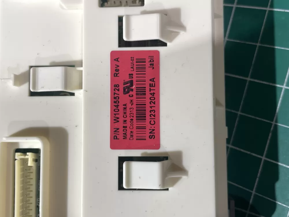 Whirlpool W10455728 Washer Control Board AZ197523 | Wm1735