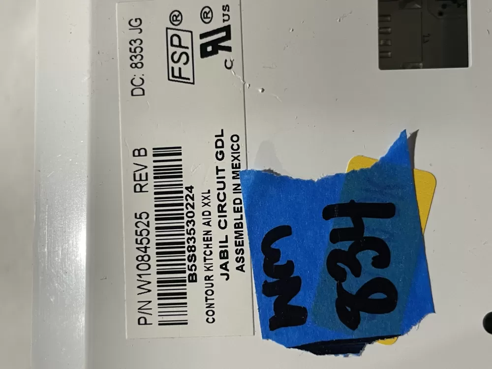 KitchenAid W10761088 W10807858 Refrigerator Control Board AZ189291 | Wm834