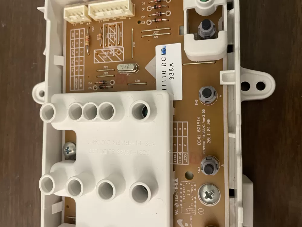 Samsung DC92 00388B DC41 00151A Dryer Control Board AZ99295 | KMV141