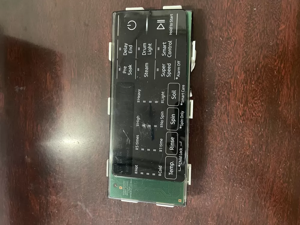 Samsung DC97-21464H Washer Control Board Panel
