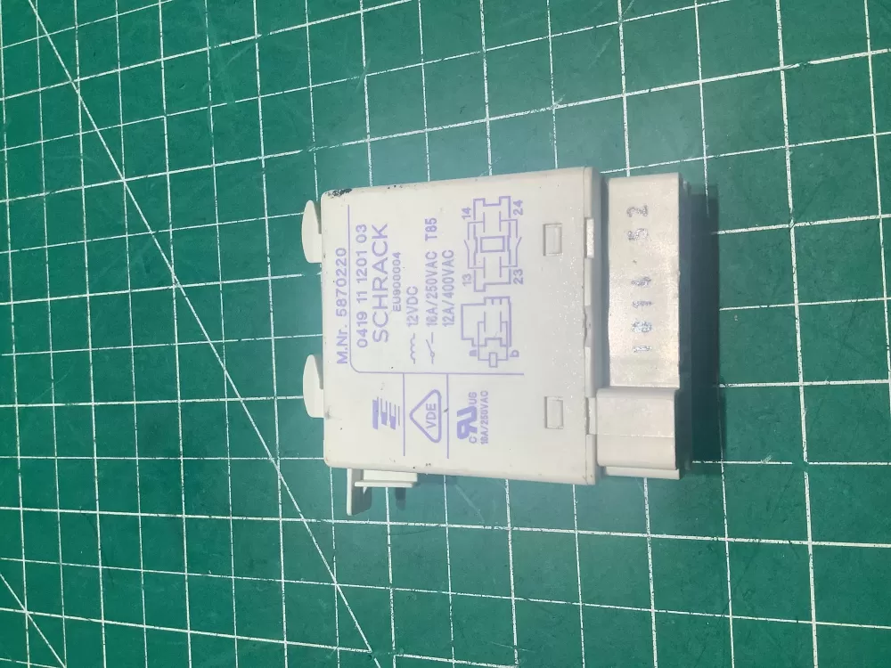 Miele 5870220 Dishwasher Heating Element Relay