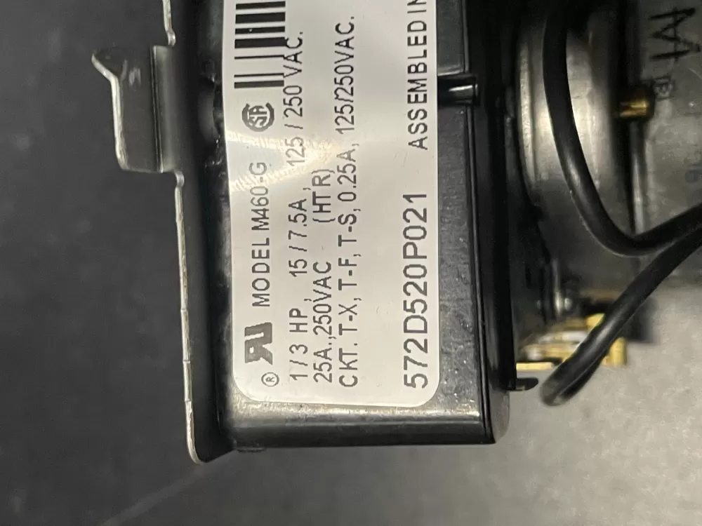 GE 572D520P021 WE4M271 Dryer Timer AZ7550 | WM1601