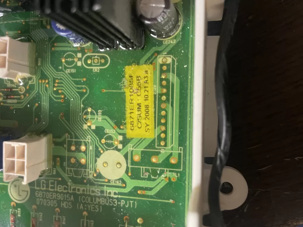 LG 6870ER9015A 6871ER1085F 6871ec2123g Washer Control Board AZ41956 | Wmv416