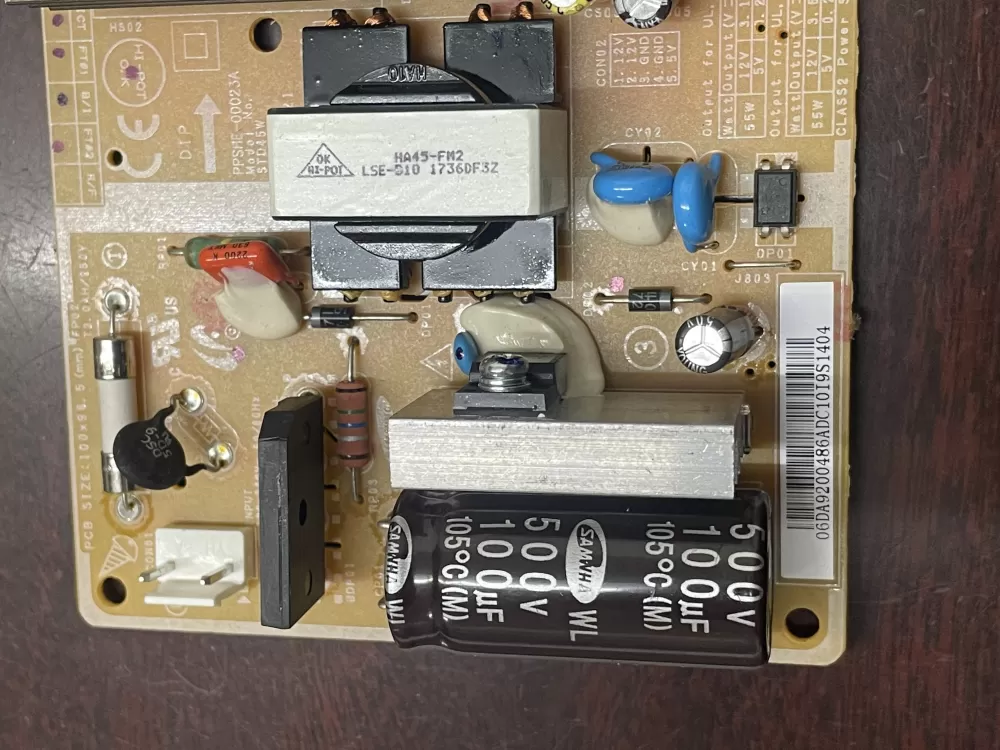 Samsung DA92 00486A Refrigerator Control Board AZ30665 | KM348