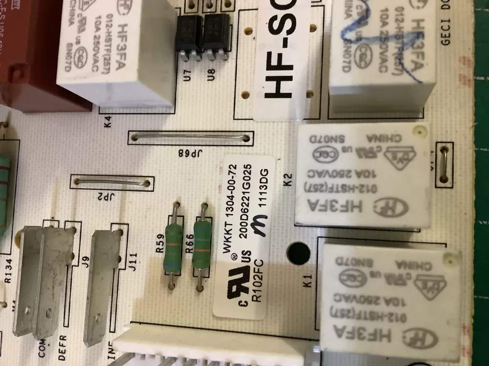 GE EBX1110P002 200D6221G025 WR55X11072 Refrigerator Control Board
