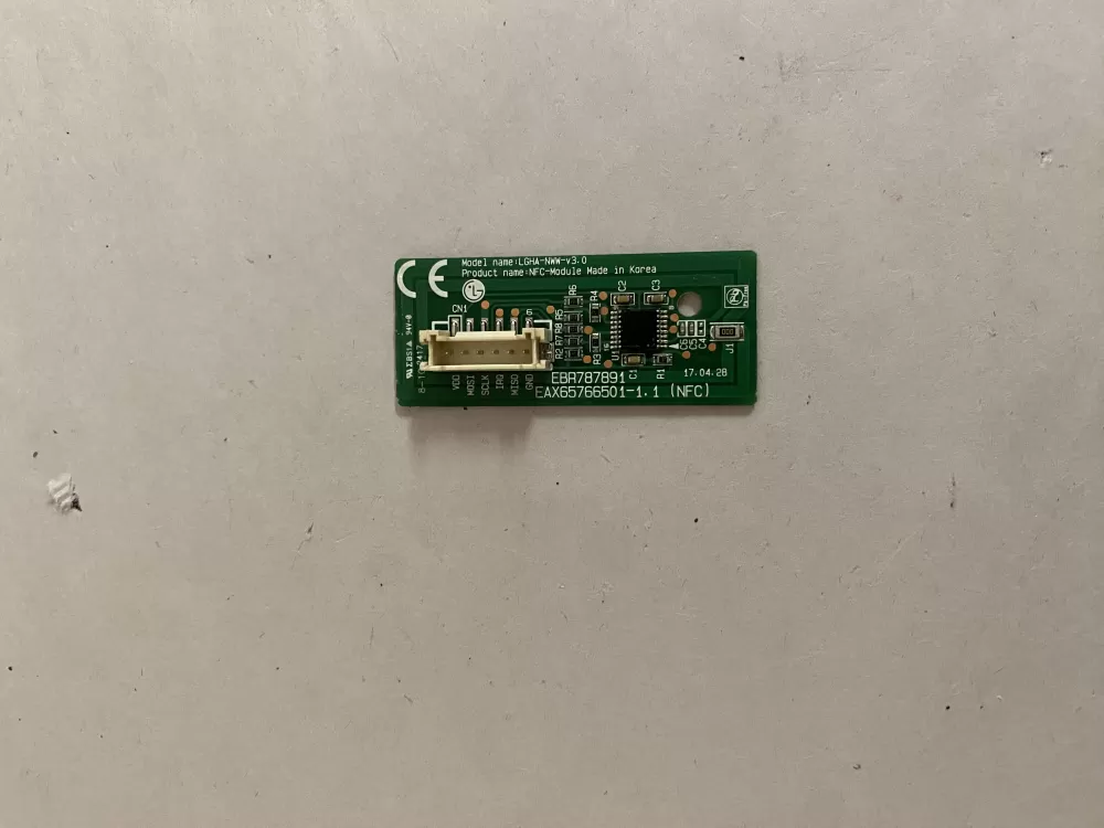 LG EBR80574938  AP6982795  EBR78789101 Washer User Interface Control Board