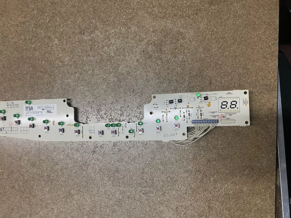 GE 165D7803P001 Dishwasher Control Board AZ7761 | BK1620