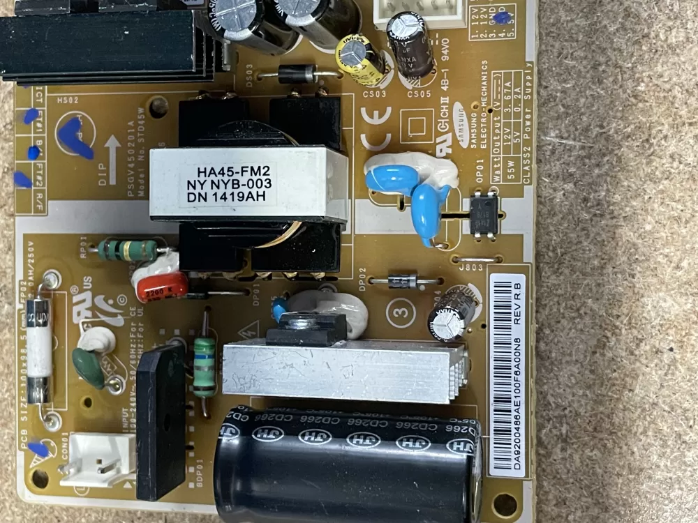 Samsung DA92 00486A Refrigerator Control Board AZ17116 | KM1480