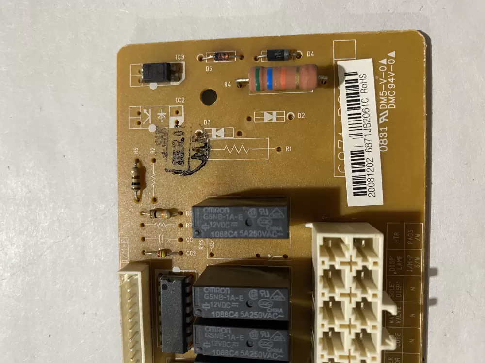 LG 6871JB2061C Refrigerator Control Board AZ200283 | BK2800