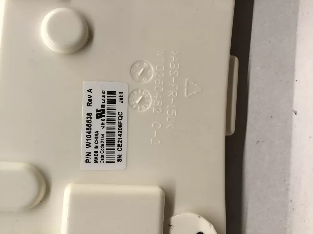 Whirlpool W10455538 Washer Control Board User Interface AZ98469 | 1300